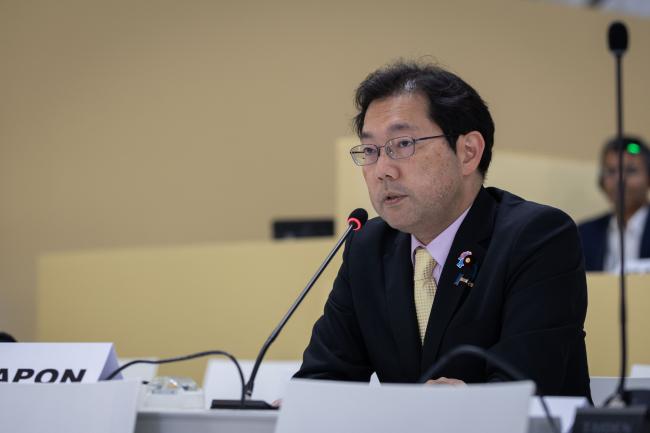 Yasushi Katsume, Vice-Minister of the Environment, Japan