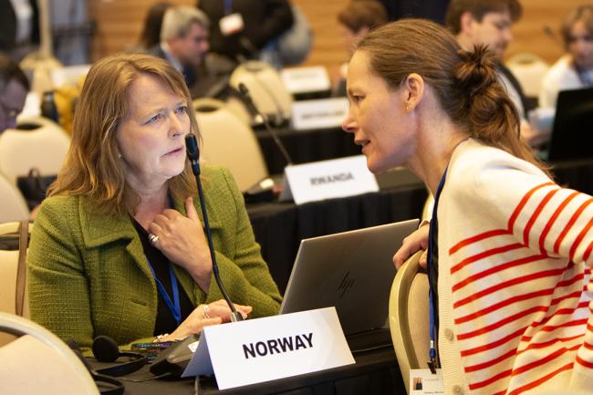 Heidi Morka, Norway, and Rikke Donchil Holmberg, Denmark - OEWG32 - 16Jun2025