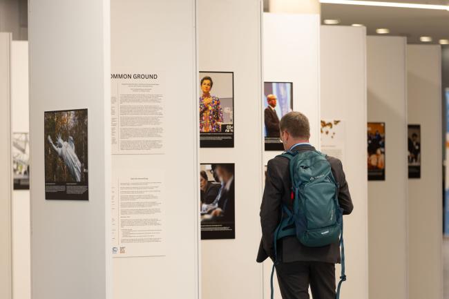 The exhibition explores various themes of multilateralism