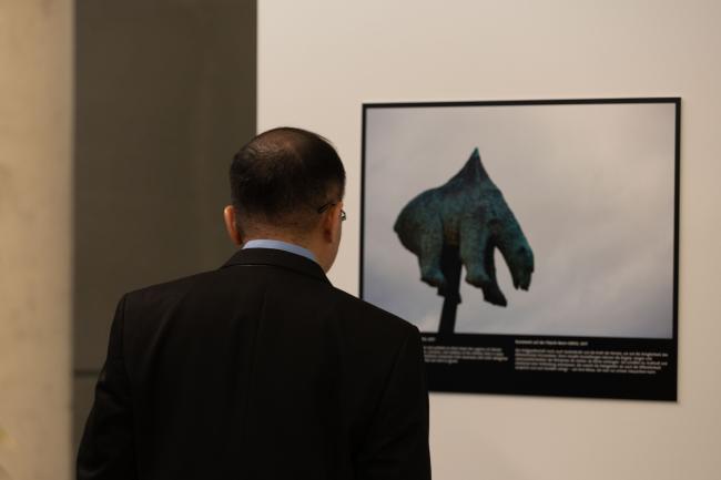 Delegates visit the exhibition