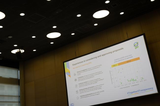 Various slides presented during the workshop help to build understanding about submitting BTRs