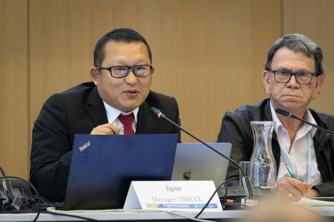 Jigme, Manager, Transparency Division, UNFCCC