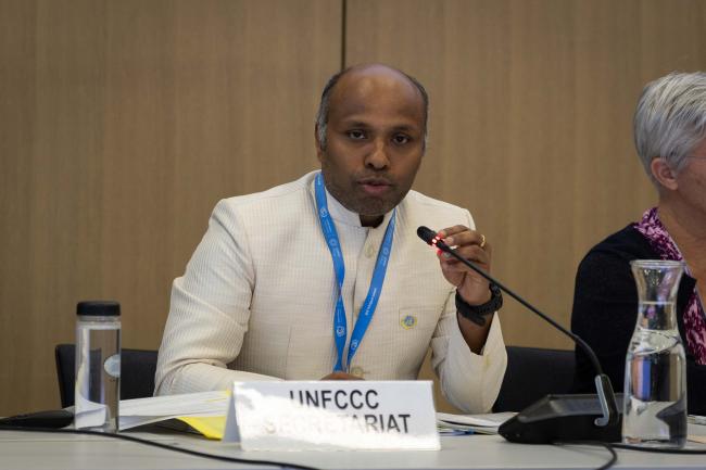 Perumal Arumugam, UNFCCC Secretariat
