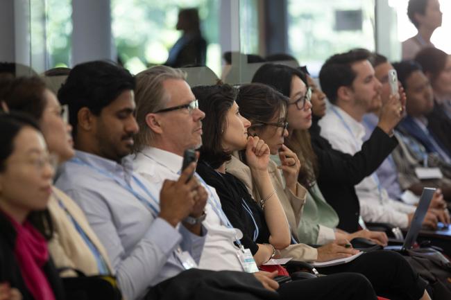 Delegates in the session