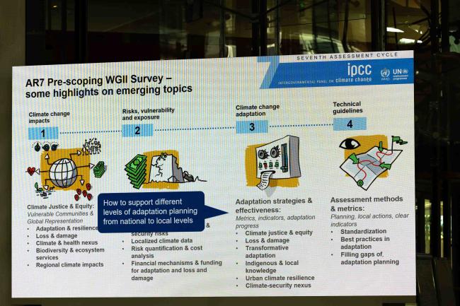 An update is provided on the progress of the IPCC 7th Assessment Report (AR7)