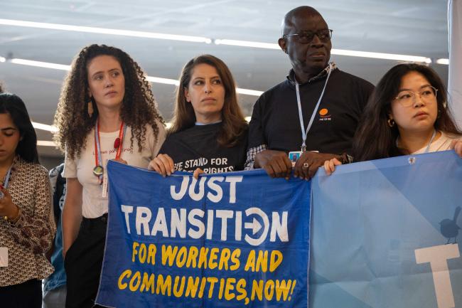Just transition action