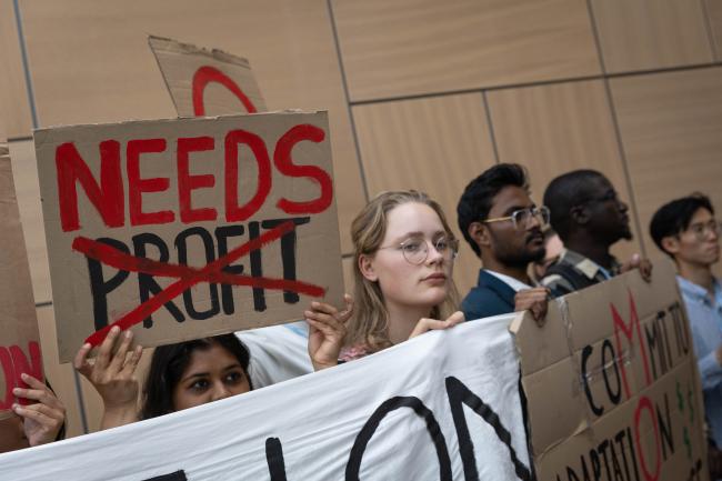 Civil society actions take place throughout the day to ramp up pressure for good outcomes in the negotiations
