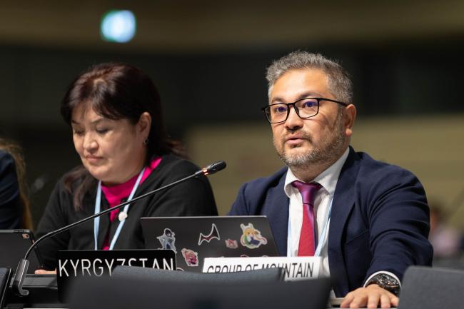Uran Akhmetov, Kyrgyzstan, on behalf of the Group of Mountain Partnership