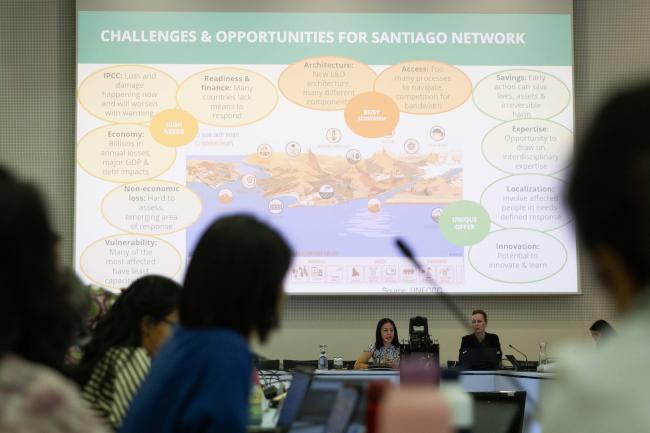 Information is shared about the challenges and opportunities for the Santiago Network