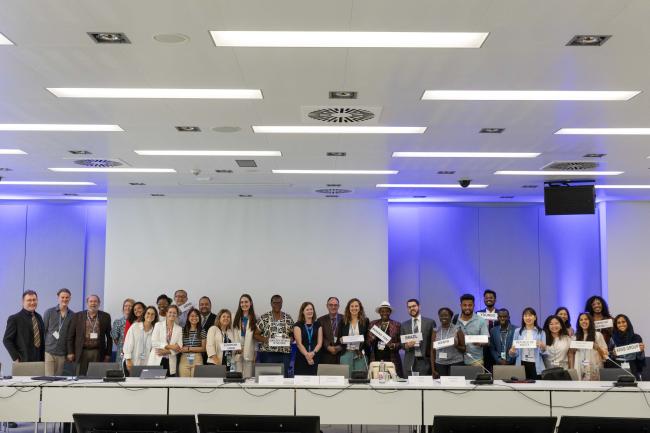 Family photo of the Paris Committee on Capacity-building (PCCB)