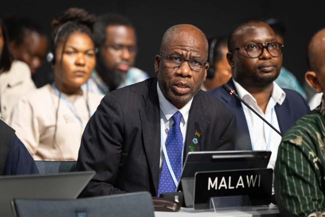 Evans Davie Njewa, Malawi, on behalf of the Least Developed Countries (LDCs)