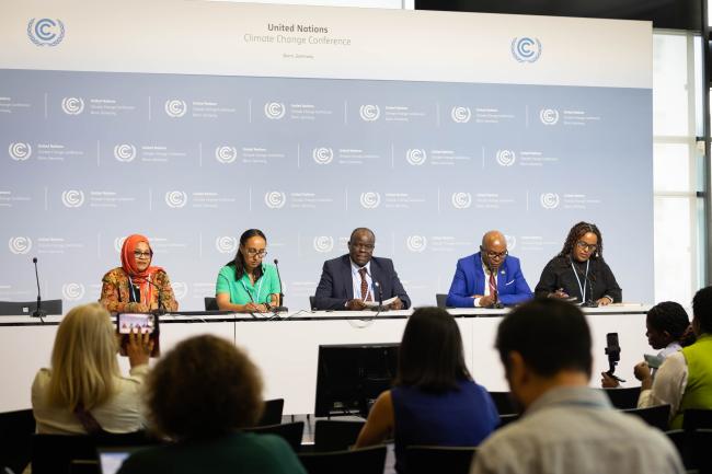 The African Group of Negotiators provide an update on the state of negotiations