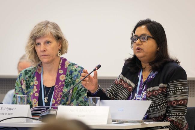 Lisa Schipper, University of Bonn, Germany, and Aditi Mukherji, CGIAR