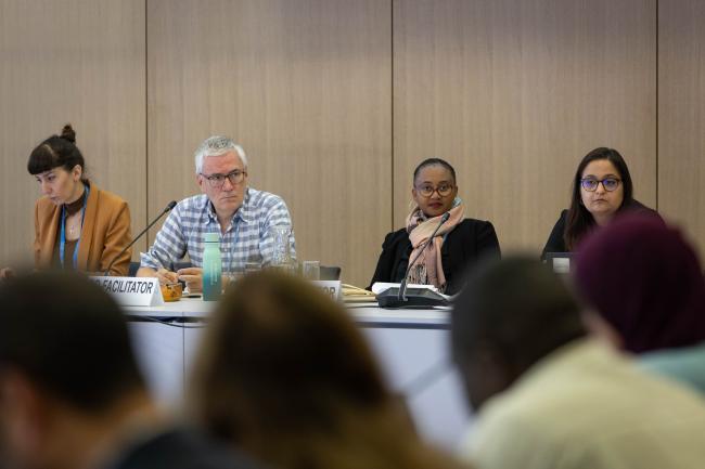 Co-Chairs Stig Svenningsen, Norway, and Pemy Gasela, South Africa, facilitate discussions on the CTC