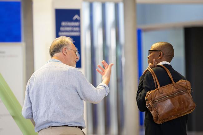Paul Watkinson, France, and Xolisa Ngwadla, Botswana
