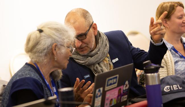 Maria Carcamo Pavez, RAP-AL, and David Azoulay, Center for International Environmental Law - OEWG32 - 18Jun2025