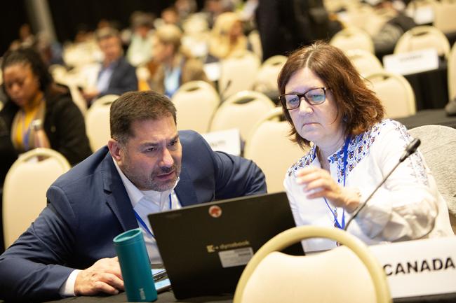 Osvaldo Álvarez-Pérez, Chile, and Isabelle Mayr, Canada - OEWG32 - 16Jun2025