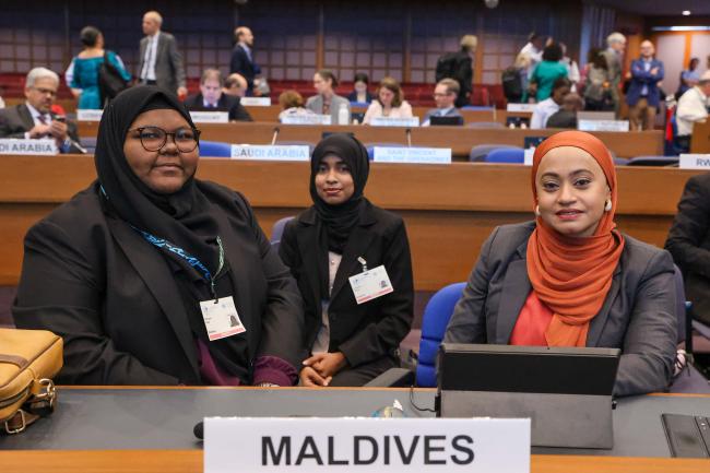 Delegates from the Maldives 