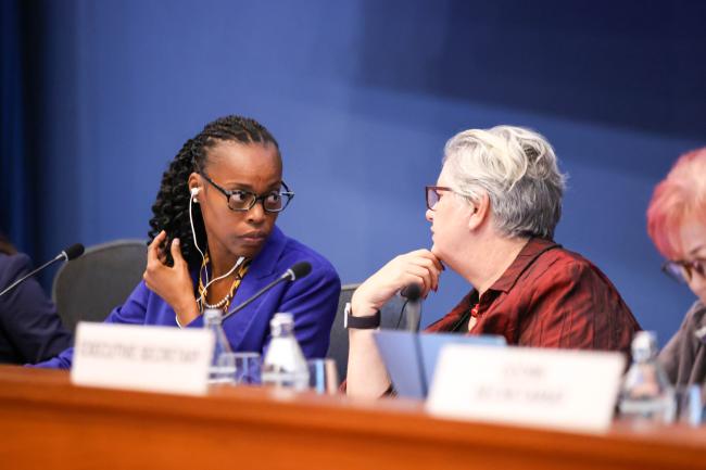 OEWG 47 Co-Chairs consult 