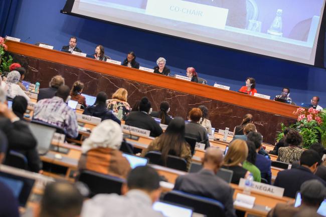 A view of the dais 