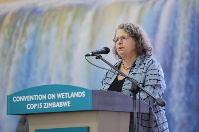 Amy Fraenkel, Executive Secretary, Convention on the Conservation of Migratory Species of Wild Animals (CMS) 