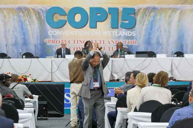 Jun Xia, former Chair, Standing Comittee was thanked for his work.