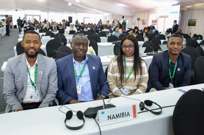 Delegates from Namibia 