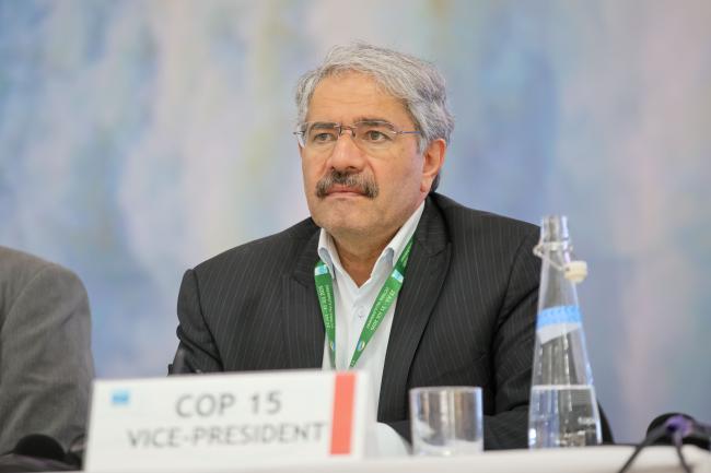 Ahmad Reza Lahijan Zadeh, COP15 Vice-President, Iran 