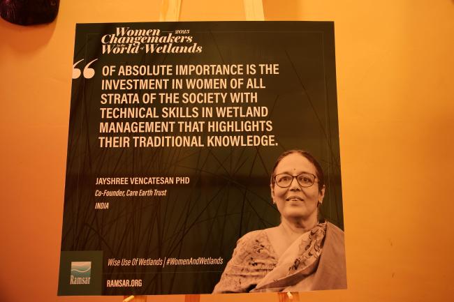 Women Changemakers in the World of Wetlands