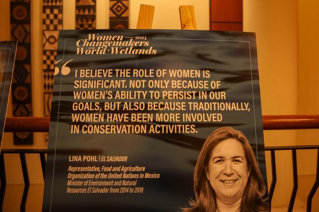 Women Changemakers in the World of Wetlands 
