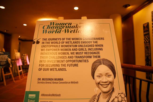 Women Changemakers in the World of Wetlands 
