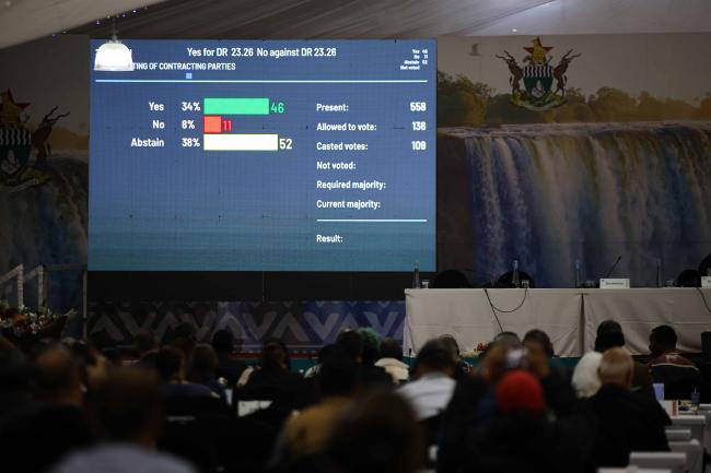 Voting results on Doc 23.26 