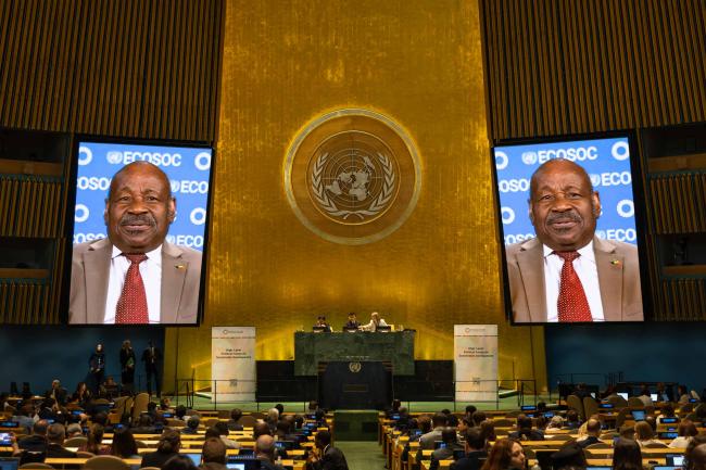 Anatolio Ndong Mba, Vice-President, ECOSOC via video message