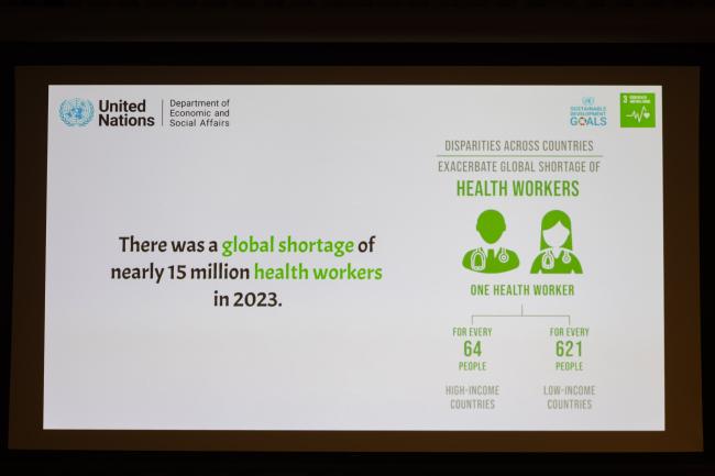 Global shortage of health workers