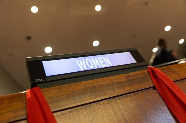 On the second day of HLPF 2025, women come into focus at delegates discuss the progress made to achieving SDG 5 - gender equality