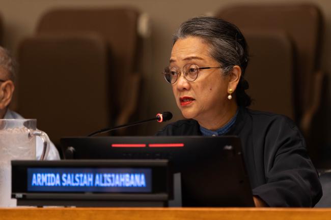 Armida Salsiah Alisjahbana, Executive Secretary, Economic and Social Commission for Asia and the Pacific (ESCAP)