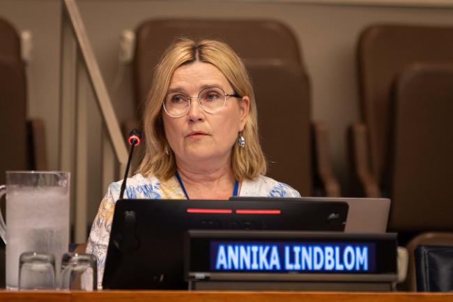 Annika Lindblom, Ministry of the Environment, Finland, and Co-Chair, Board of the 10YFP