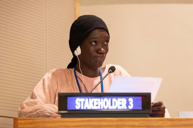 Alima Taal, Communities Discriminated on Work and Descent Stakeholder Group