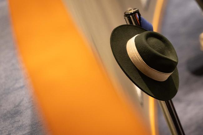 Hat on pole