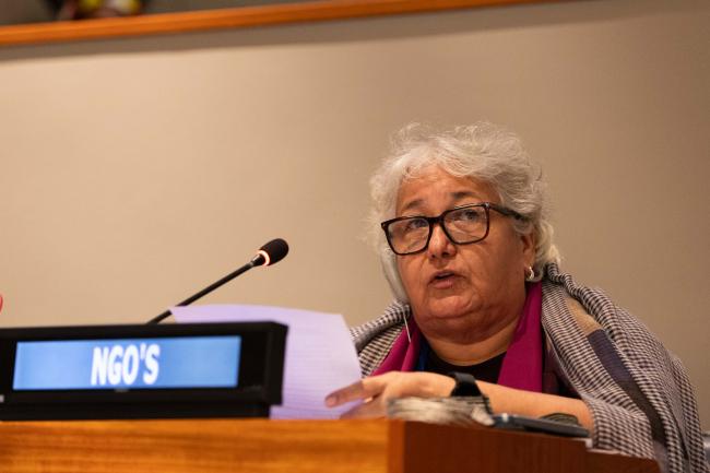 Maritza Estrada Velasquez, NGO Major Group