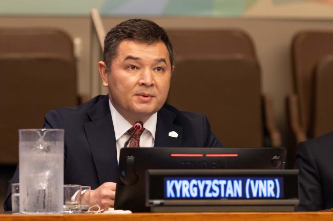 Bakyt Sydykov, Minister of Economy and Commerce, Kyrgzstan
