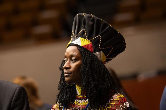 South African delegate around the venue