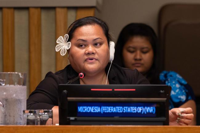 Elina Akinaga, Secretary, Department of Resources and Development, Federated States of Micronesia