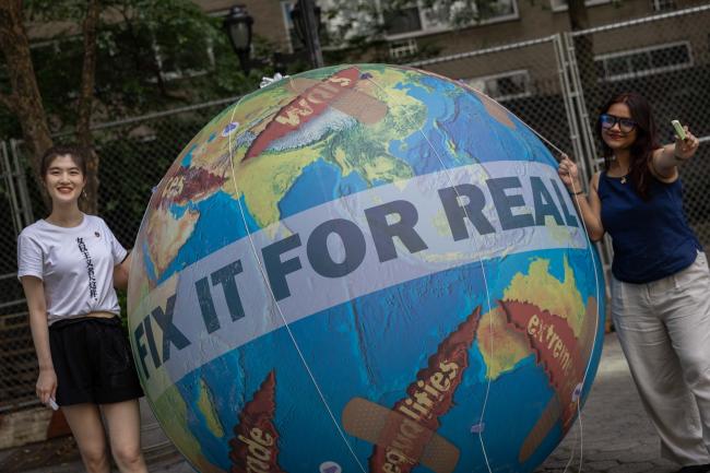 As the first week of HLPF 2025 draws to a close, activists outside UN Headquarters call for real solutions to be found