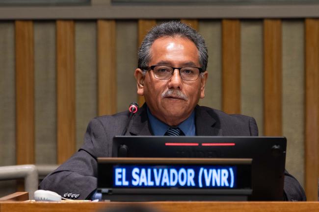 Francisco Martínez, Technical Coordination Specialist, National Council for Sustainable Development, El Salvador