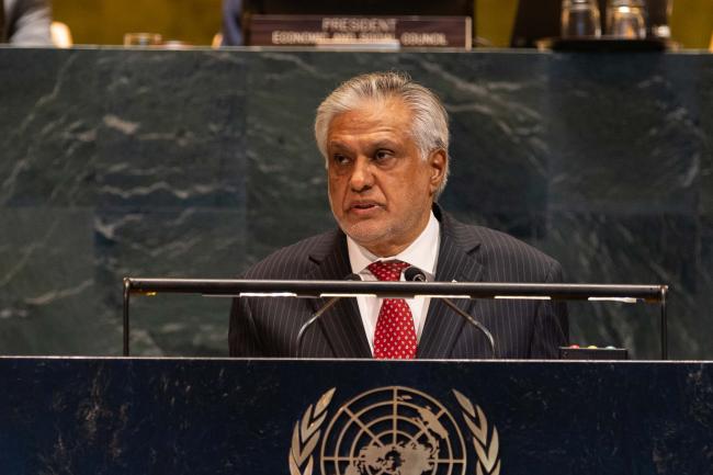 Muhammad Ishaq Dar, Deputy Prime Minister and Minister of Foreign Affairs, Pakistan