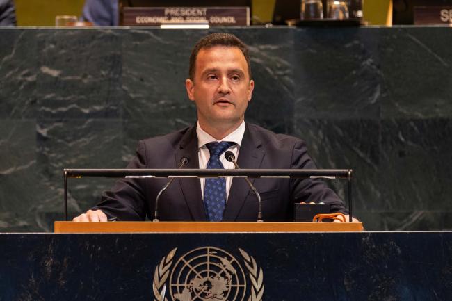 Zhecho Stankov, Minister of Energy, Bulgaria, on behalf of the Group of Friends on Children and SDGs