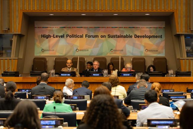 Delegates gather to hear an update from the UN Environment Assembly (UNEA)