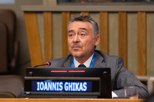 Ioannis Ghikas, Permanent Representative of Greece to the UN in Geneva, and Co-Chair, UNECE Regional Forum on Sustainable Development