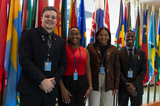 Youth delegates from South Africa